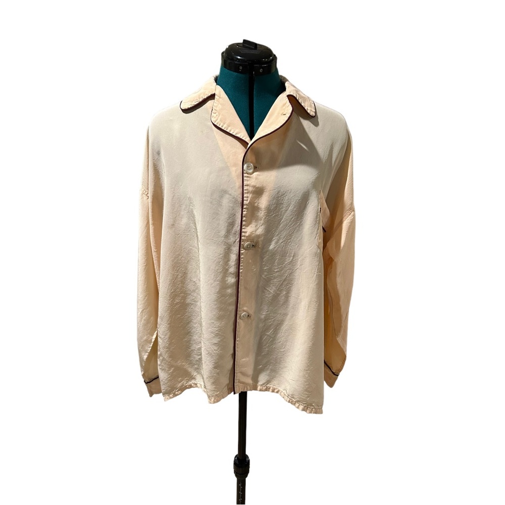 Mylcraft silk pajama top. Vintage.